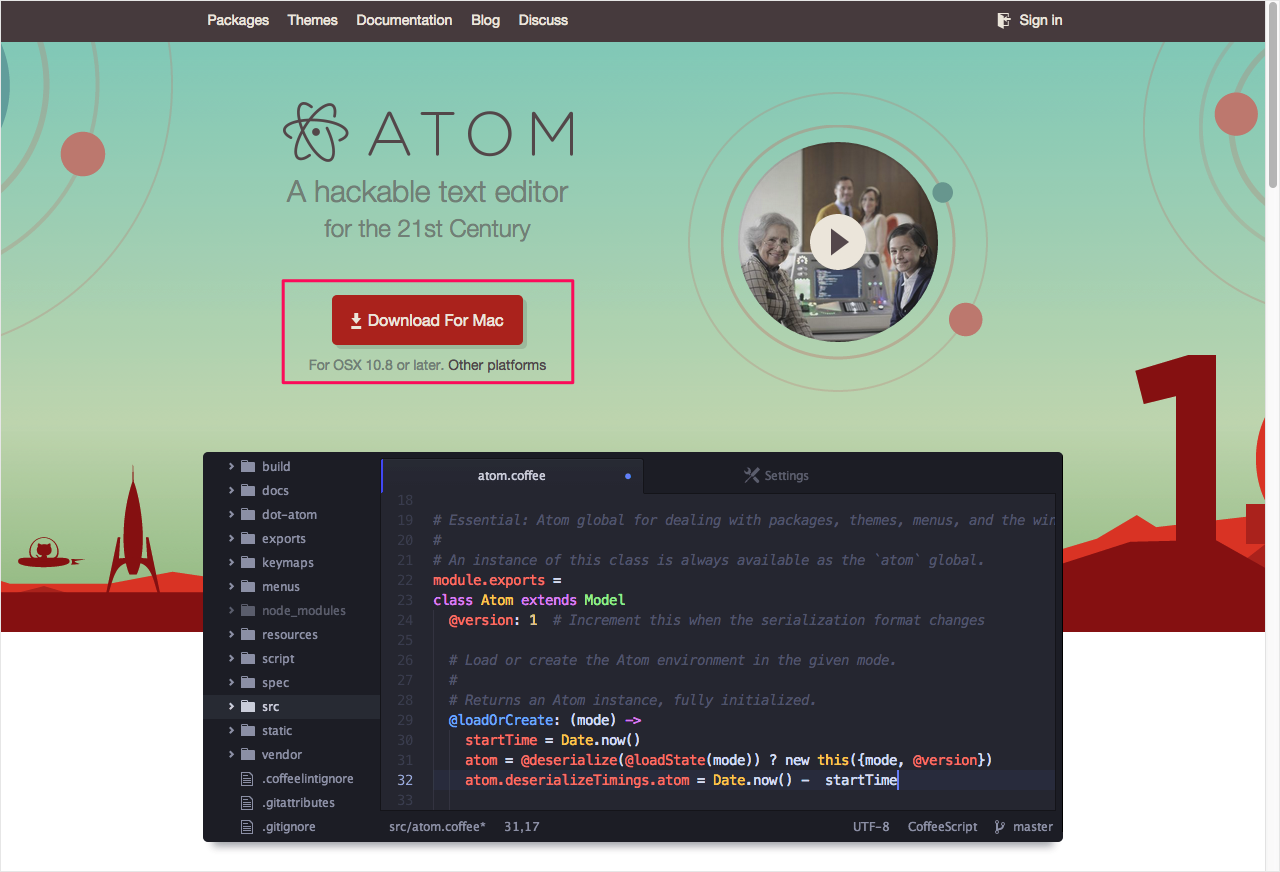 Atom for mac 10.7.5